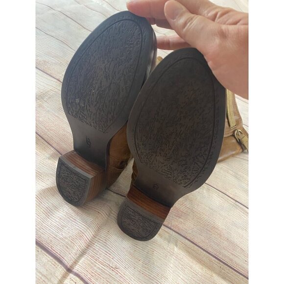 UGG Australia Women's Darcie Tall Riding Brown Distressed Boots - 7.5 - Picture 6 of 13